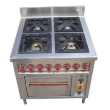 Four Burner Range with Oven (Gas)